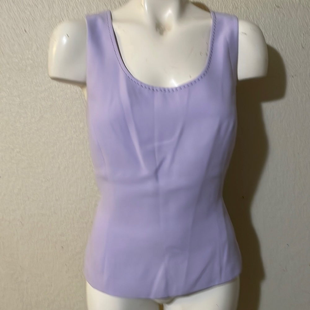 New Tahiti (Arthur S. Levine) Orchid Fitted Lined Top - 14
